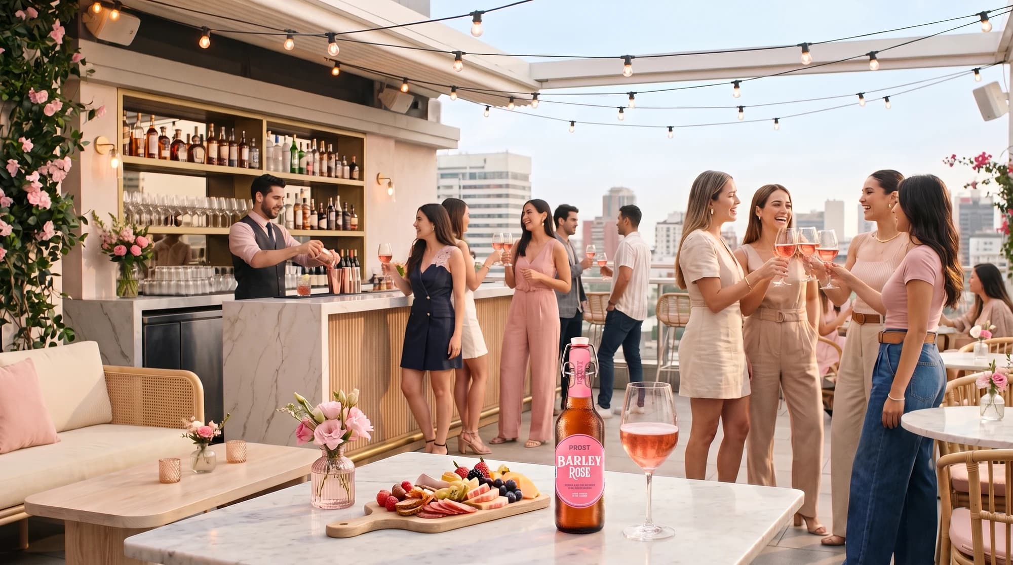 Prost Barley Rosé en La Terraza