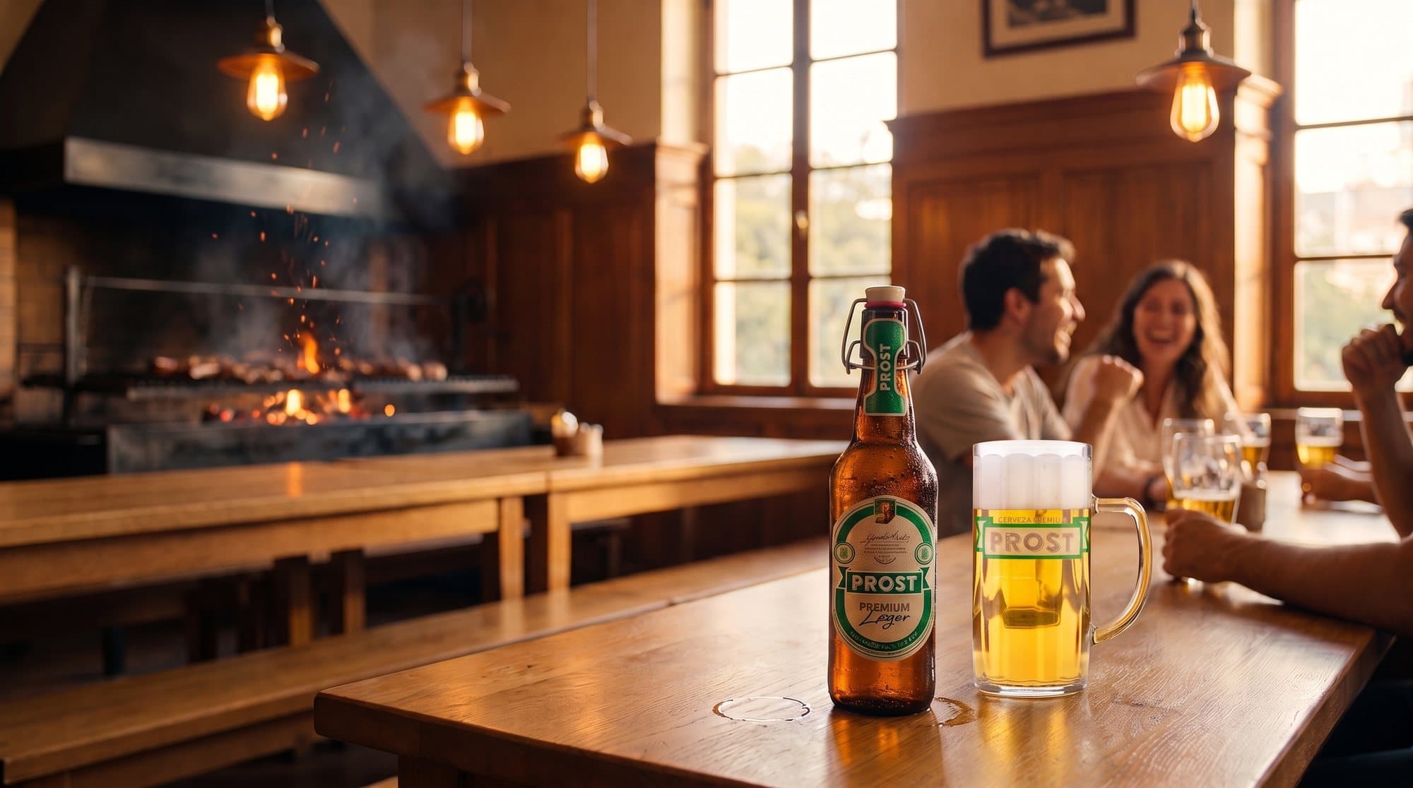 Prost Lager en El Brauhaus