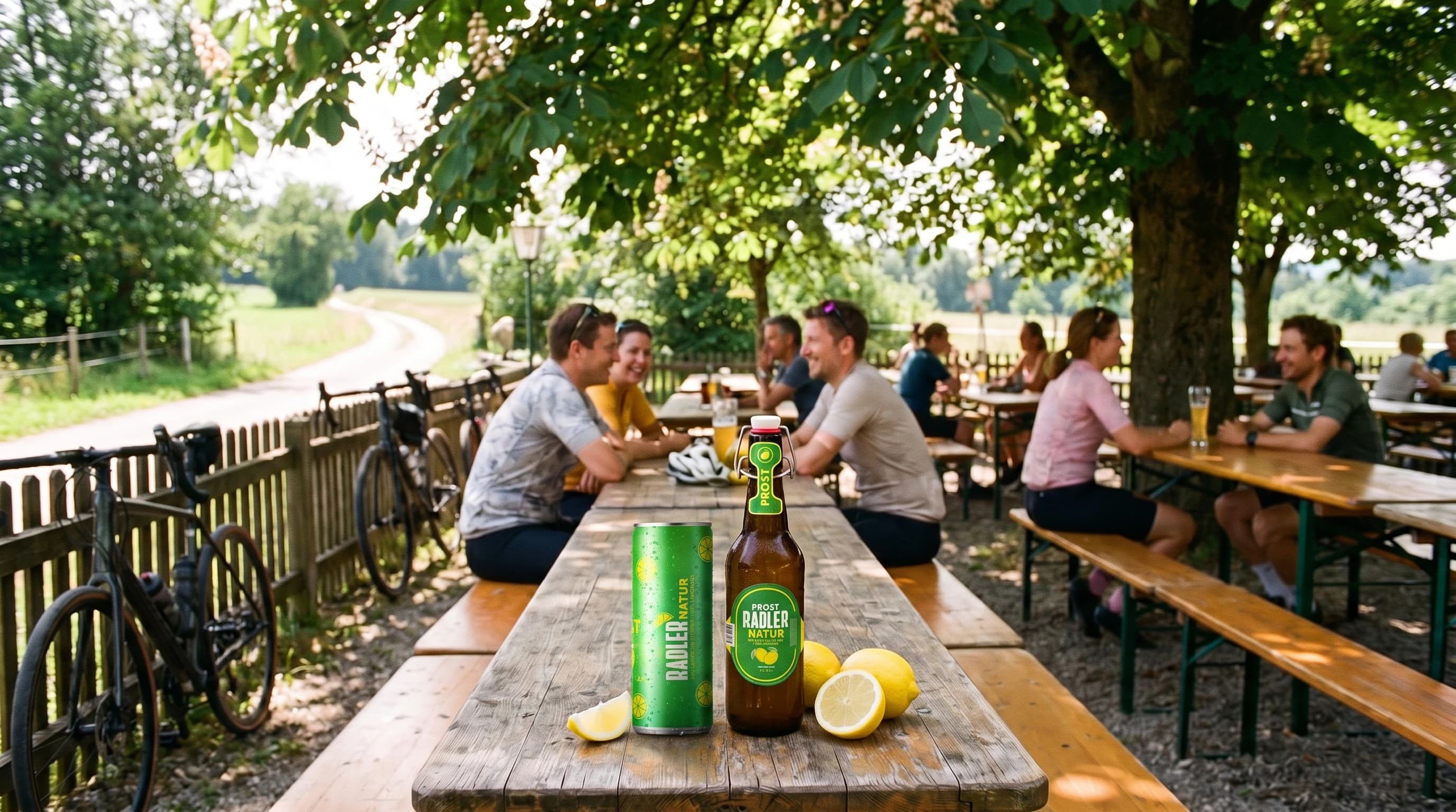 Prost Radler en El Biergarten
