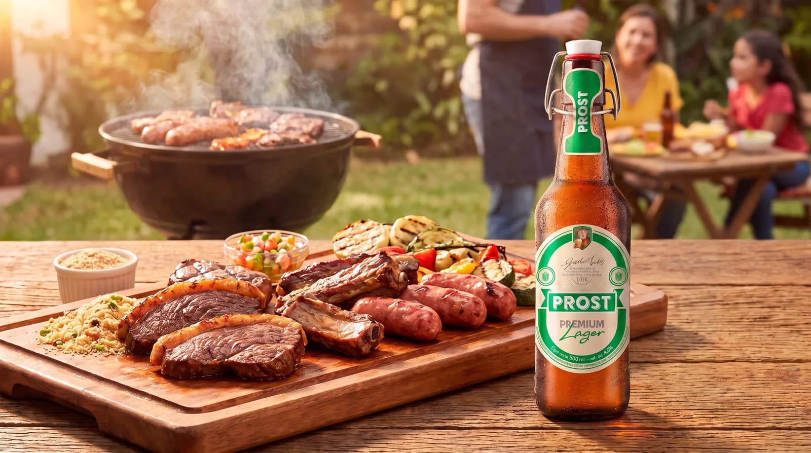 Prost en la mesa