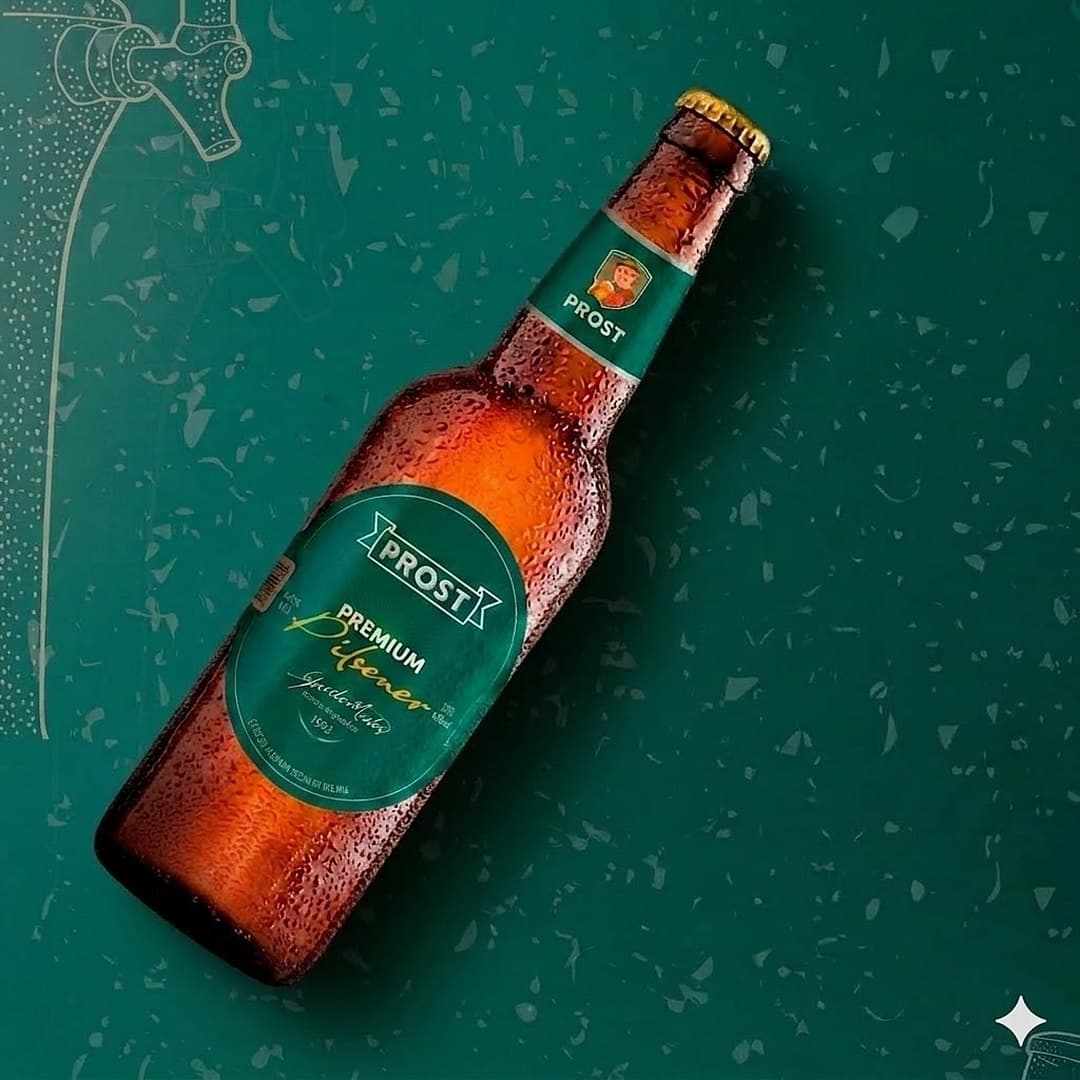 Prost en la mesa